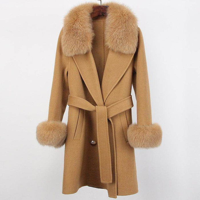 Double-faced Wool Overcoat Long High-end - Magellan Fashion Shop
