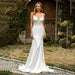 Long Sleeve Backless Lace Fishtail Wedding Dress - Magellan Fashion Shop