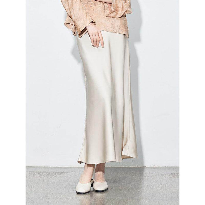 Satin Temperament Skirt - Magellan Fashion Shop