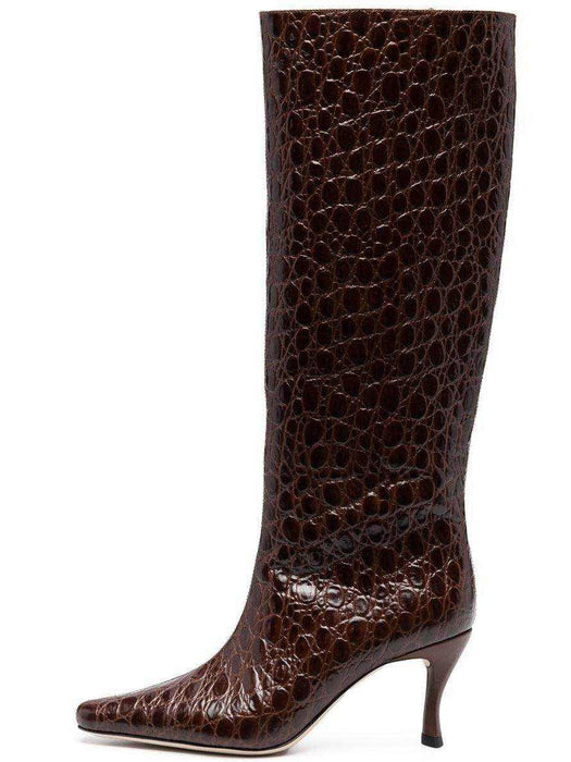 New Style Square Head Cowboy Boot Women - Magellan Fashion Shop