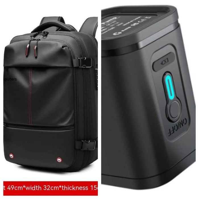 Travel Backpack Men's Business Multifunction Computer Bag Vacuum Compression Large-capacity Backpack - Magellan Fashion Shop