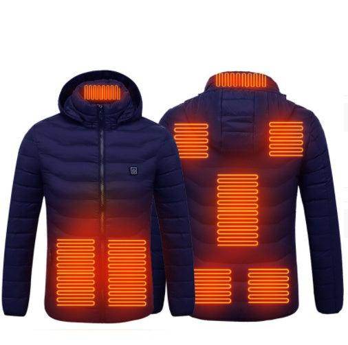 Heated Jacket Coat USB Heating Vest Men's Clothes Winter - Magellan Fashion Shop
