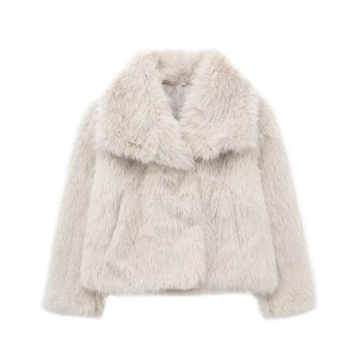Winter Plush Coat  Warm Thicken Fluffy