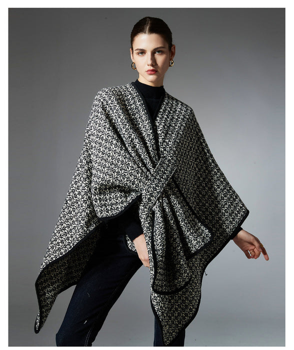Women's Polange Wool Buckle Shawl
