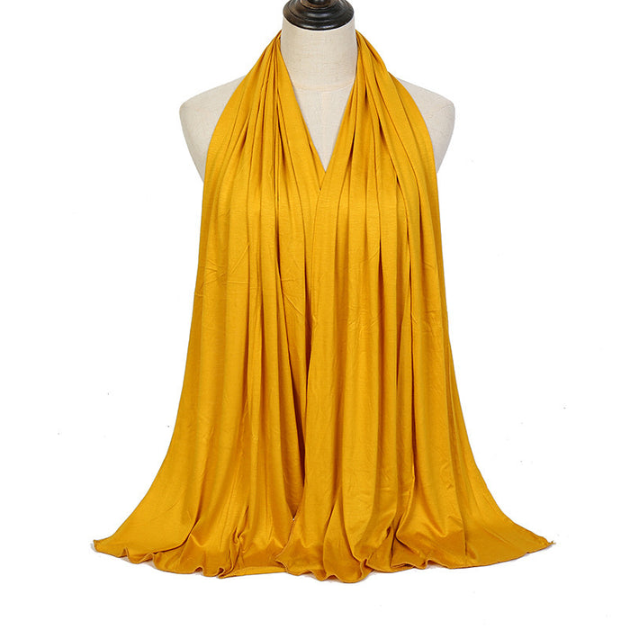 Solid Color Cotton Warm Shawl