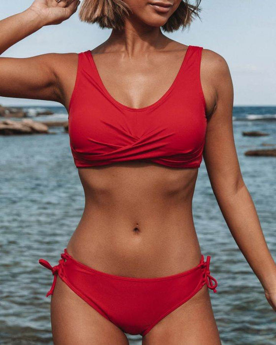 Fashion Strappy Bikini Swimsuit Woman - Magellan Fashion Shop