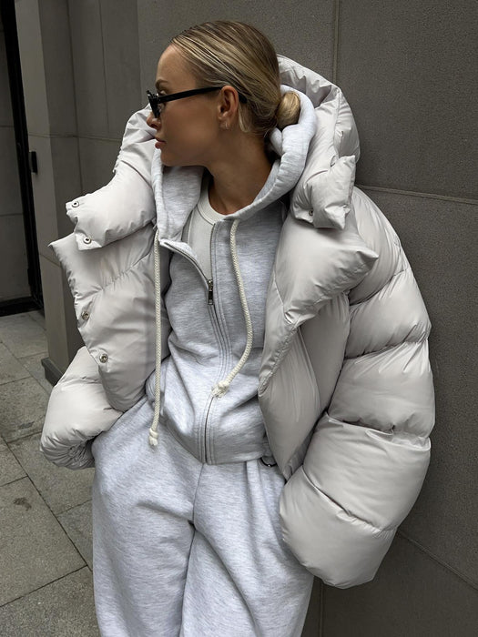 Down jacket made of cotton
