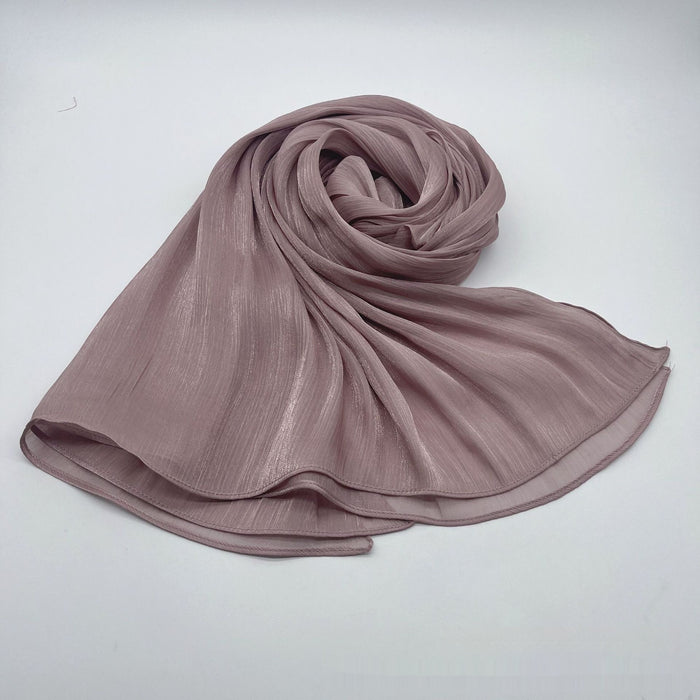 Shiny Satin Scarf Malay Scarf
