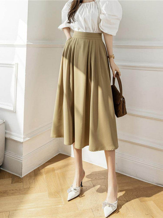 Skirt Women's High Waist Mid Length Slim - Magellan Fashion Shop