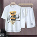 Short-sleeved T-shirt Summer Men Leisure Set Teenagers - Magellan Fashion Shop
