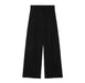 Pleated Wide Leg Pants Backless Hanging Collar Vest - Magellan Fashion Shop