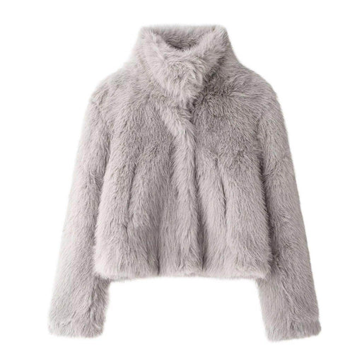 Women's Fashion Simple Leather Fur Coat - Magellan Fashion Shop