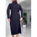European And American Leisure Fashion Solid Color Long Sleeve Dress - Magellan Fashion Shop