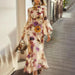 White French Gentle High-grade Printing Dress - Magellan Fashion Shop