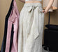 Ice Silk Tie-dyed Linen High-waisted Wide-leg Pants - Magellan Fashion Shop