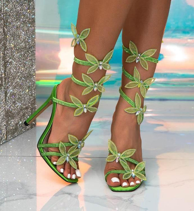 Fashion Personality Bow Stiletto Sandals - Magellan Fashion Shop