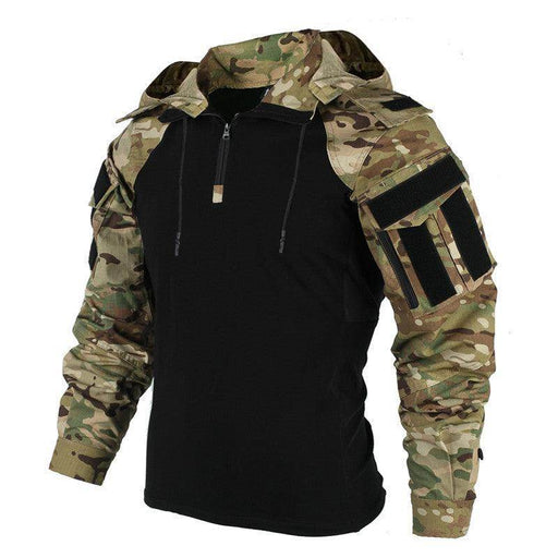 Black And Gray Industrial Attack SP2 Tactical Top Battle Suit - Magellan Fashion Shop