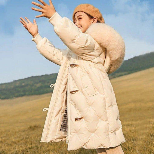 Girls' Winter New Long Down Jacket - Magellan Fashion Shop