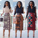 Women's Printed High Waist Hip Skirt Elastic Slim Fit - Magellan Fashion Shop