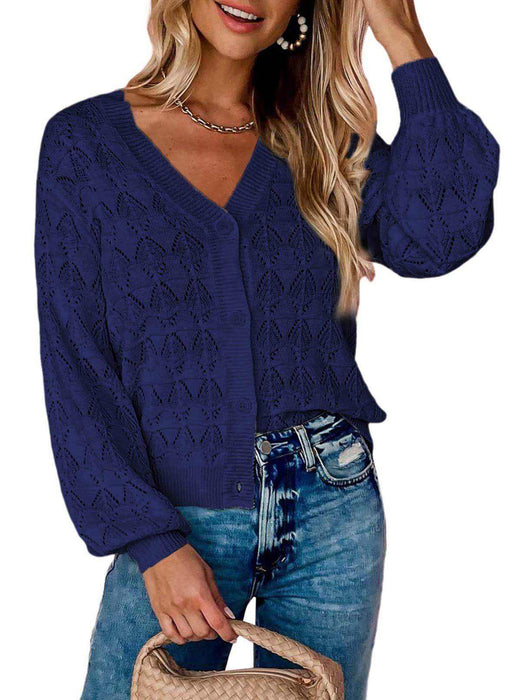Fashion Short Cardigan Knitted Sweaters Women Autumn And Winter - Magellan Fashion Shop