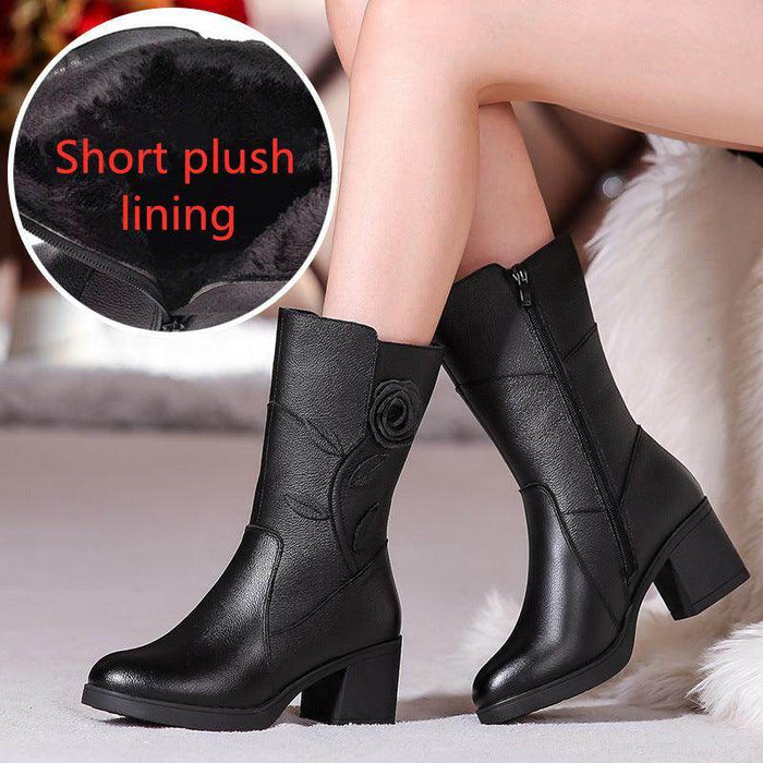 Women's Plush Warm Cotton Boots - Magellan Fashion Shop