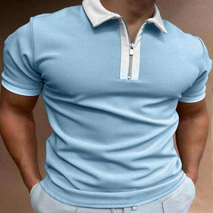 Men's Polo Shirt Men Solid Polo Shirts Brand Men - Magellan Fashion Shop