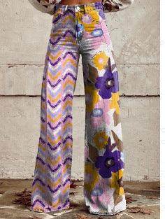 European And American Plus Size Women's Denim Casual Pants - Magellan Fashion Shop