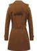 Women's Woolen Hooded Plus Size Coat - Magellan Fashion Shop