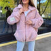 Winter Zipper Jacket Fashion Lapel Plush Cardigan Coat With Pockets Women's Clothing - Magellan Fashion Shop