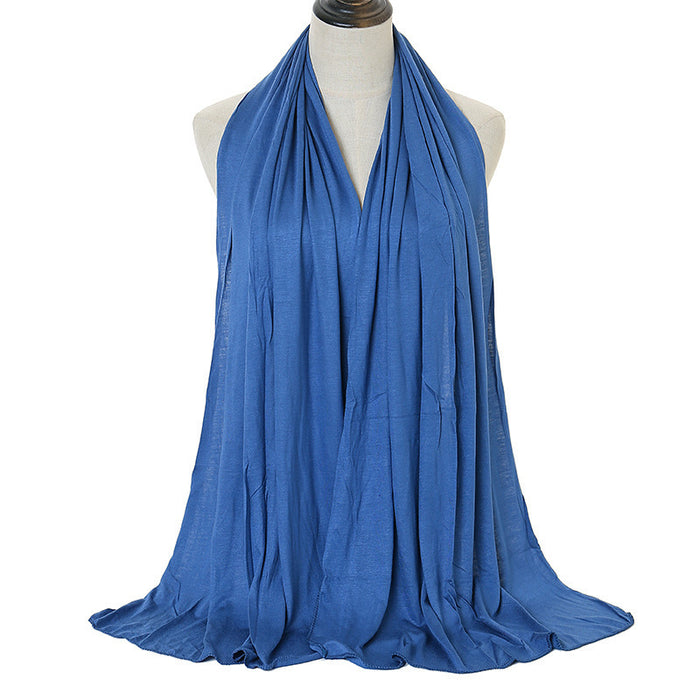Solid Color Cotton Warm Shawl
