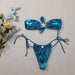 Glossy Split Bikini Set for Women – Quick-Dry, Backless & High Elasticity Swimwear - Magellan Fashion Shop