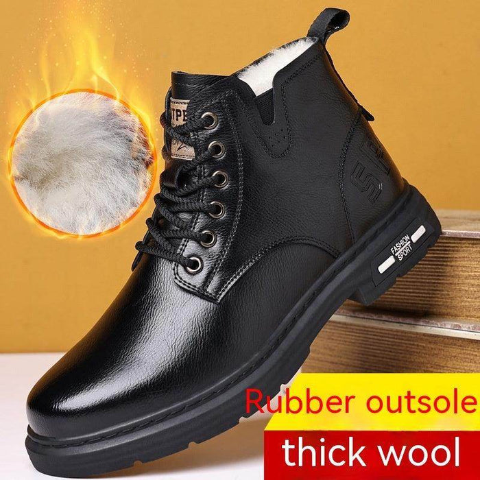 Men's Tooling Big Head Casual Boots Warm - Magellan Fashion Shop