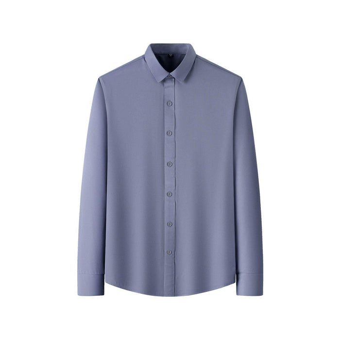 Plus Size Full Elastic Force Shirt Men's Long Sleeve - Magellan Fashion Shop
