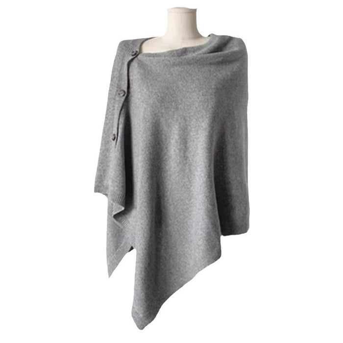 Women's Wool Slant Cape Scarf