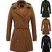 Women's Woolen Hooded Plus Size Coat - Magellan Fashion Shop