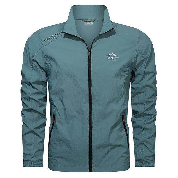 Men's Ultra-thin Stand Collar Sun-protective Clothing Quick-drying Breathable Sports Jacket - Magellan Fashion Shop