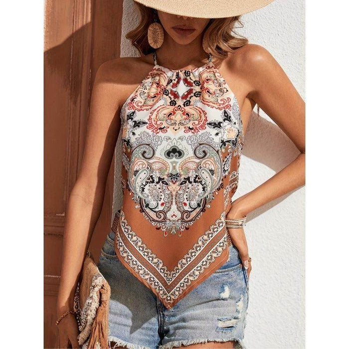 Summer Fashion Women's Wear Printed Camisole Top - Magellan Fashion Shop