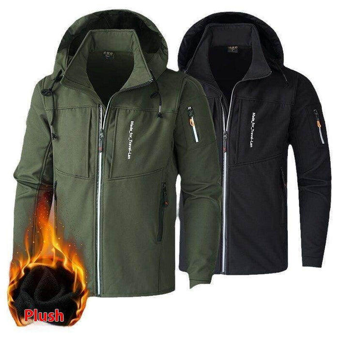 Winter Fleece-lined Work Clothes Outdoor Mountaineering Clothing Camouflage - Magellan Fashion Shop