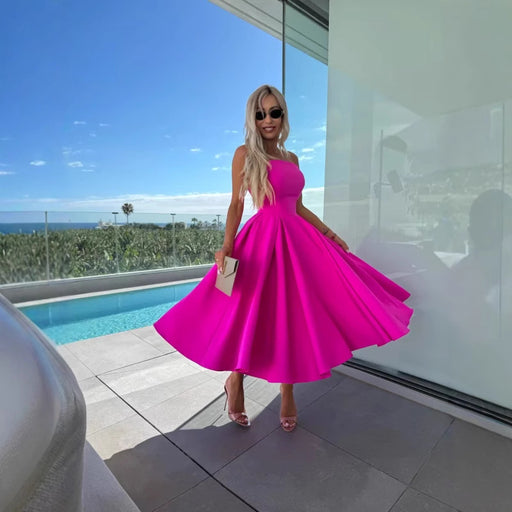 Women's Elegant Retro Dopamine Dress - Magellan Fashion Shop