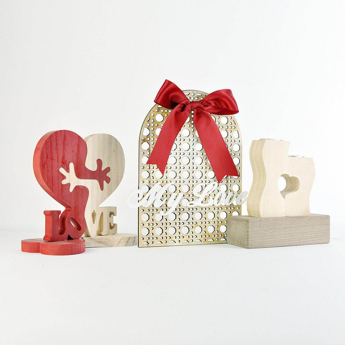 Heart-shaped Wooden Decoration Valentine's Day Gift - Magellan Fashion Shop