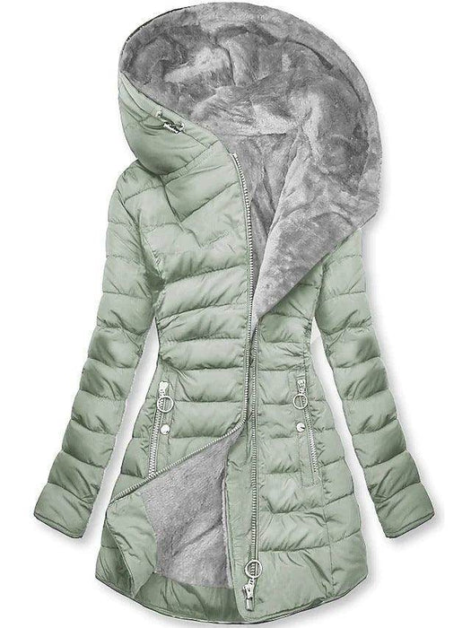 Women's Plush Hooded Mid-length - Magellan Fashion Shop