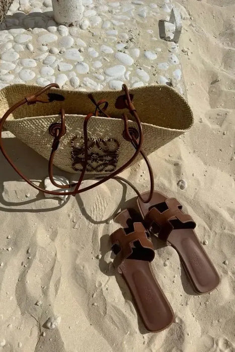 Luna Cut Ledersandale